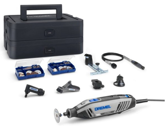 Priama brúska Dremel 4250 (4250 Platinum+) elektrická gravírka s príslušenstvom a kufrom L-BOXX