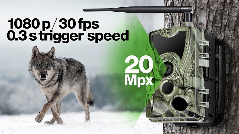 Fotopasca Evolveo StrongVision 2 GB + 8 GB SD karta maskáčová farba