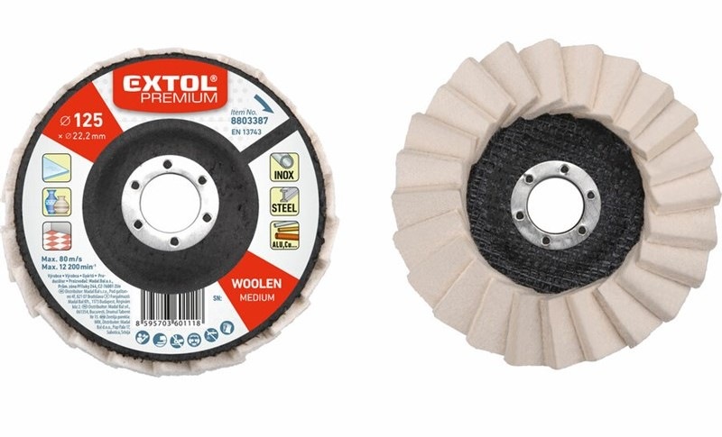 Leštiaci kotúč Extol Premium 8803387 125x12mm