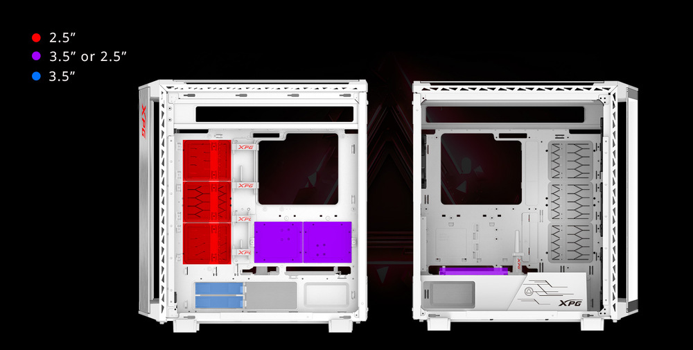 Case ADATA XPG Battlecruiser II čierna