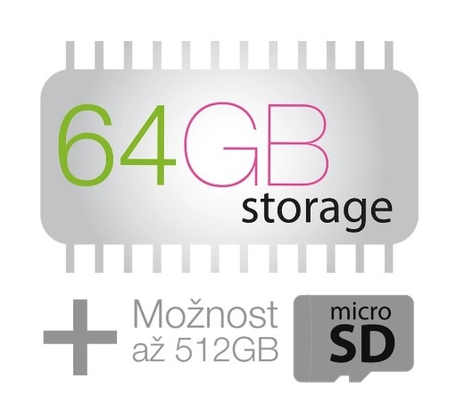 Mobilný telefón Aligator S6600 Duo 4 GB / 64 GB čierny Mobilný telefón Aligator S6600 Duo 4 GB / 64 GB čierny