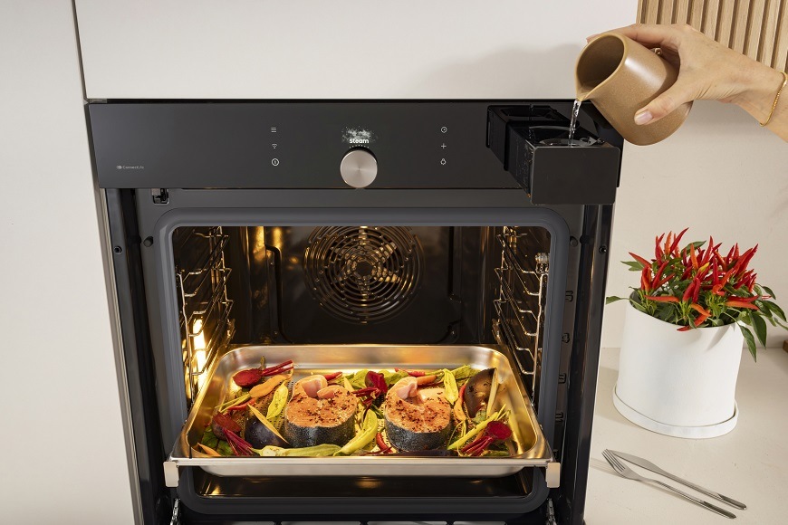 Vstavaná rúra Gorenje BPSA6138B, čierna, HomeMade tvar