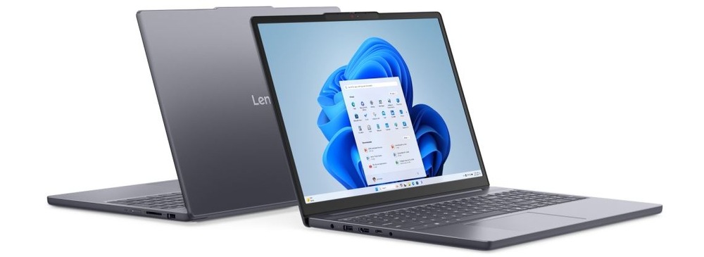 Notebook Lenovo IdeaPad Slim 3 15IRH10 sivý Notebook Lenovo IdeaPad Slim 3 15IRH10 z bočného uhla