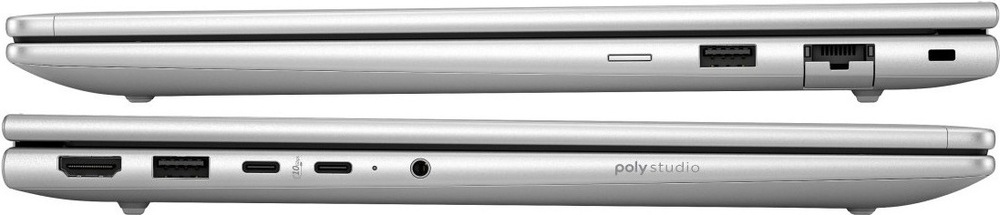 Notebook HP ProBook 4 G1i 14" strieborný Ľavá a pravá strana notebooku HP ProBook 4 G1i s rozsiahlou konektivitou