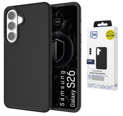 Kryt na mobil 3mk HARDY Shockproof MagCase na Samsung Galaxy S26 čierny Kryt na mobil 3mk HARDY Shockproof MagCase na Samsung Galaxy S26 - čierny