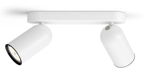 Bodové svietidlo Philips Pongee, 2xGU10 biele