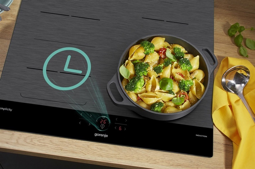 Indukčná varná doska Gorenje GI6421SYB čierna Indukčná varná doska Gorenje GI6421SYB, čierna, časovač