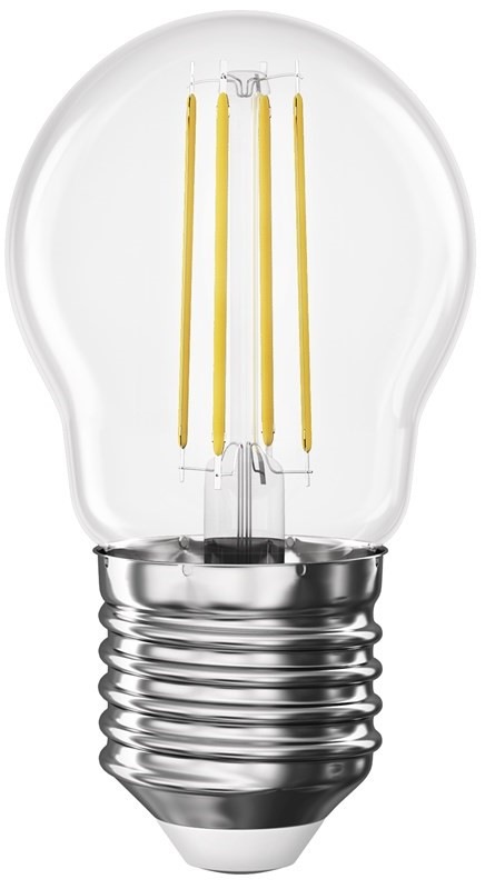 Žiarovka LED EMOS Filament Mini Globe, 3,4 W, E27, neutrálna biela
