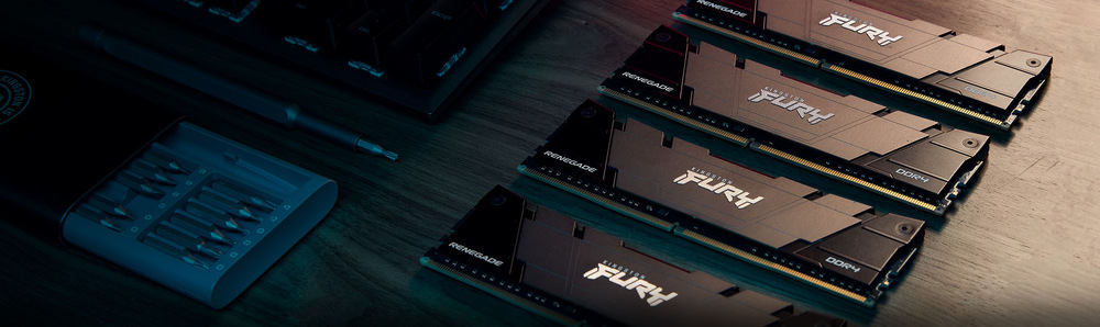 Pamäťový modul Kingston FURY Renegade Black 32GB DDR4 3600MHz CL18 DIMM Kingston FURY Renegade Black DDR4 32 GB