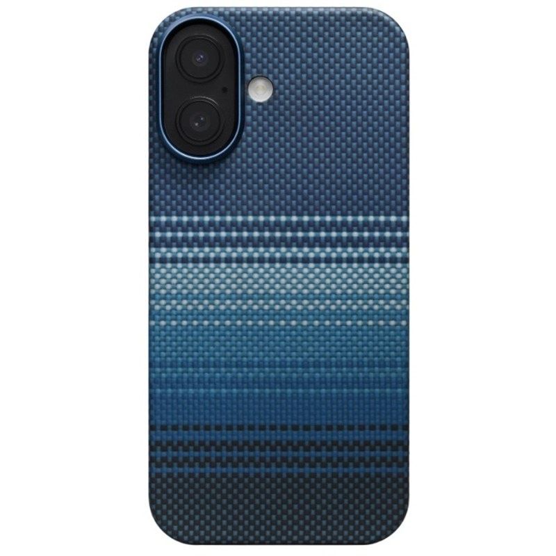 Kryt na mobil Pitaka Ultra-Slim Moonrise na Apple iPhone 17 - modrý