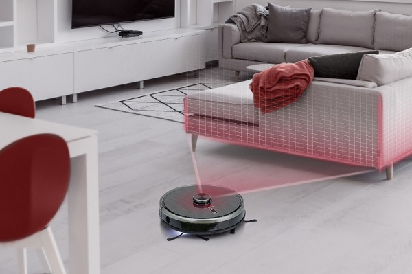 Robotický vysávač Concept VR3210 3v1 REAL FORCE Laser UVC Y-wash Concept VR3210 3 v 1 REAL FORCE Laser UVC Y-wash, černá