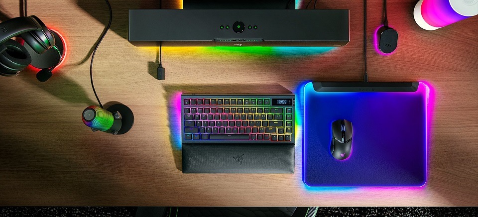 Klávesnica Razer BlackWidow V4 Pro 75%, US layout čierna