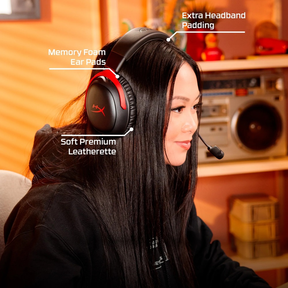 Headset HyperX Cloud III S Wireless biely Headset HyperX Cloud III S Wireless biely