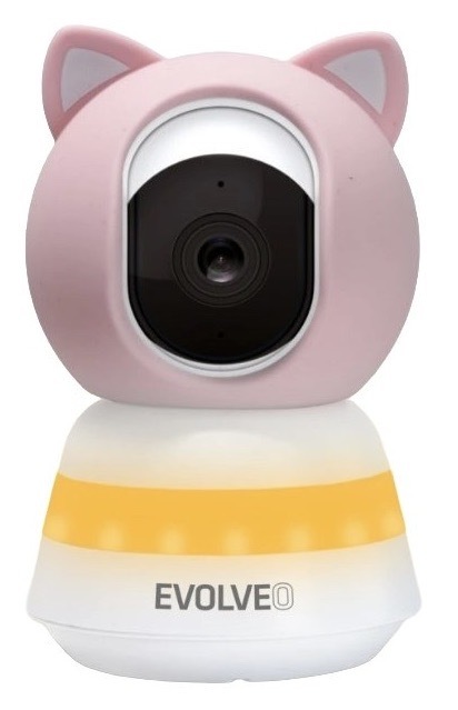 Detská elektronická pestúnka Evolveo Baby Monitor LUX (CAM-LUX-P) ružová