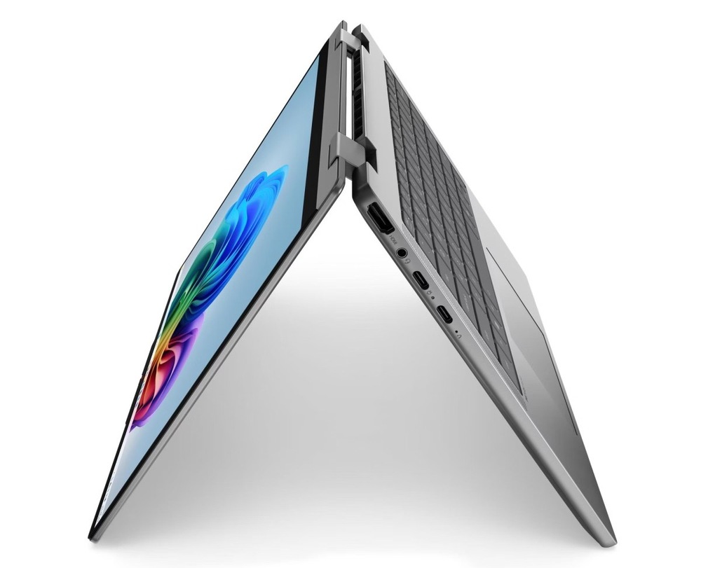 Notebook Lenovo IdeaPad 5 2-in-1 14IPH11 sivý Notebook Lenovo IdeaPad 5 14IPH11 v pozícii stanu