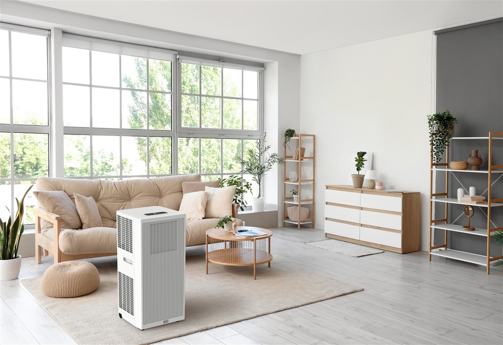 Mobilná klimatizácia Black+Decker BXAC9002E sivá/biela Mobilné prevedenie a kompletné príslušenstvo umožní ľahké chladenie rôznych miestností podľa potreby