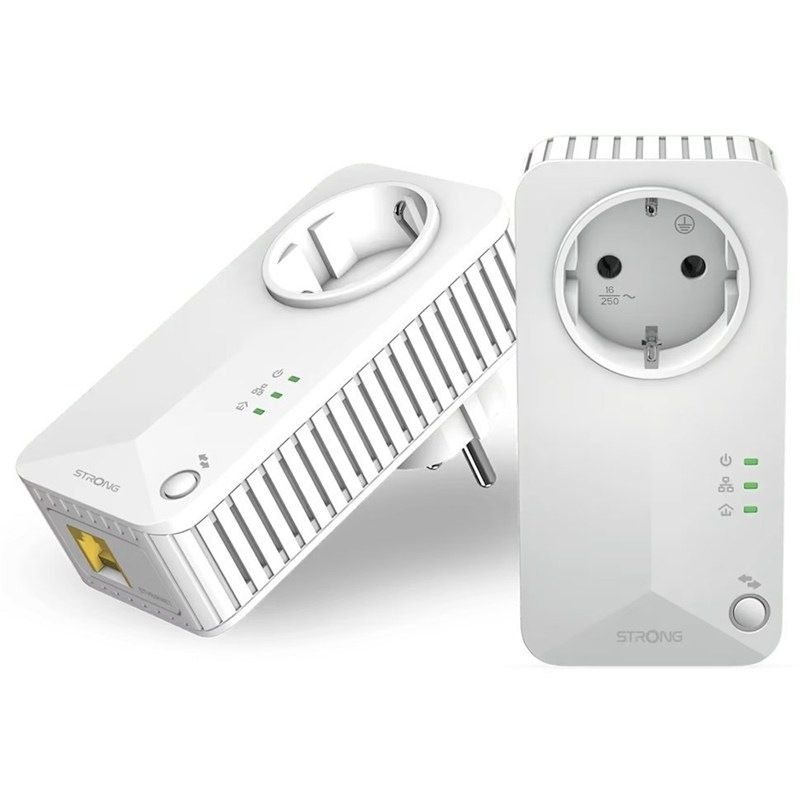 Sieťový rozvod LAN po 230V sada 2 adaptérov