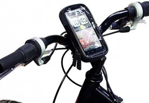 Držiak na mobil WG 17 pre 6,5", na bicykel čierny Držiak na mobil WG 17 pre 6,5", na bicykel čierny