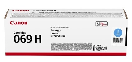 Toner Canon 069CH, 5500 strán azúrová farba