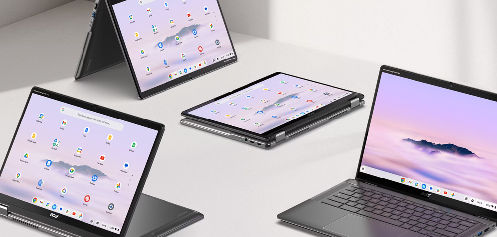 Notebook Acer Chromebook Plus Spin 514 (CP514-4HN-52NT) sivý