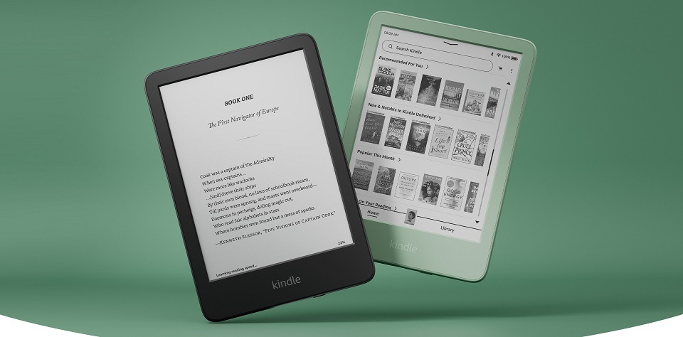 Čítačka kníh Amazon Kindle 2024 16 GB - s reklamou čierna Čítačka kníh Amazon Kindle 2024 16 GB - s reklamou čierna