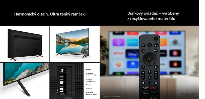 Televízor Sony Bravia 3 65" „Televízia