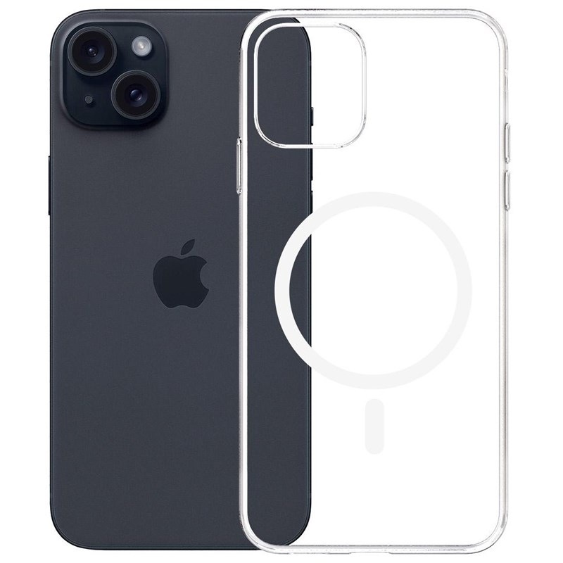 Kryt na mobil 3mk Clear MagCase na Apple iPhone 15 priehľadný