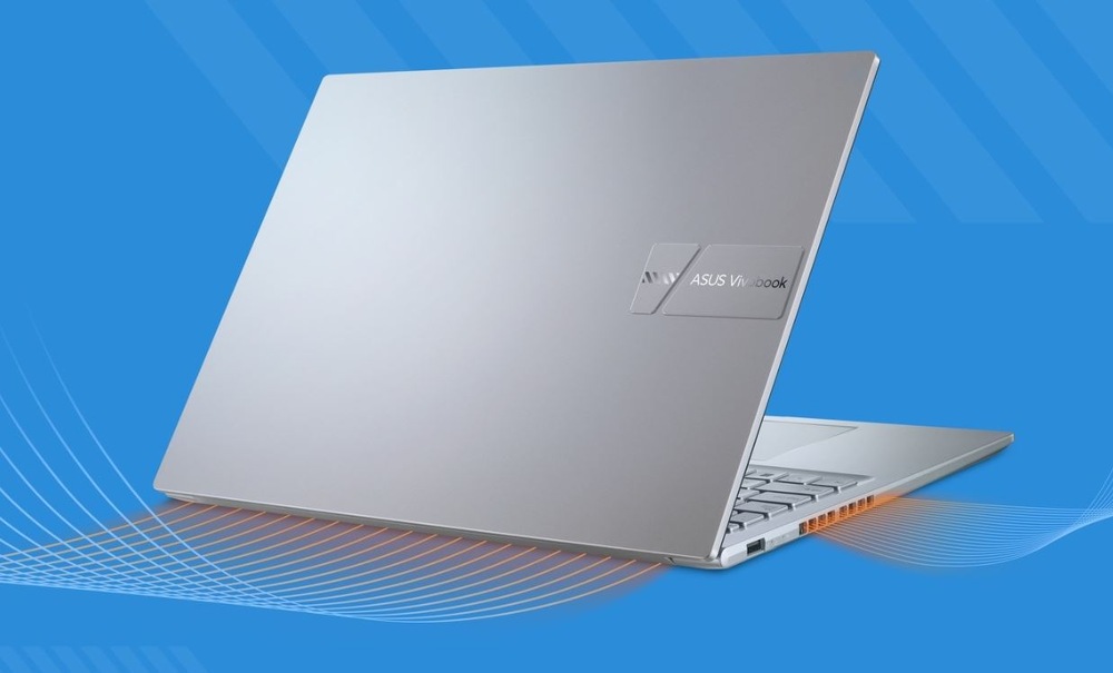 Notebook Asus Vivobook 16 strieborný Chladenie notebooku ASUS Vivobook 16″ width=