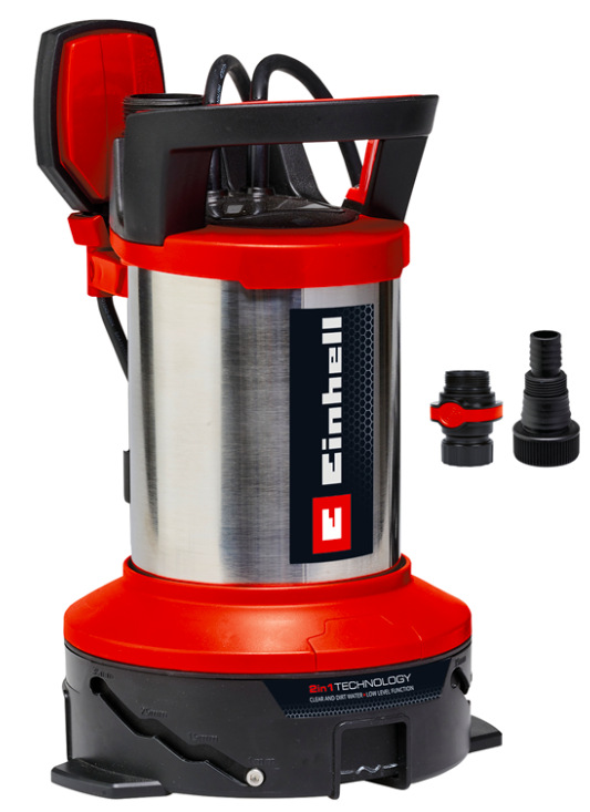 Kalové čerpadlo Einhell Expert GE-DP 7535 LL ECO 4181600 s adaptérmi pre hadice a závit G 1"