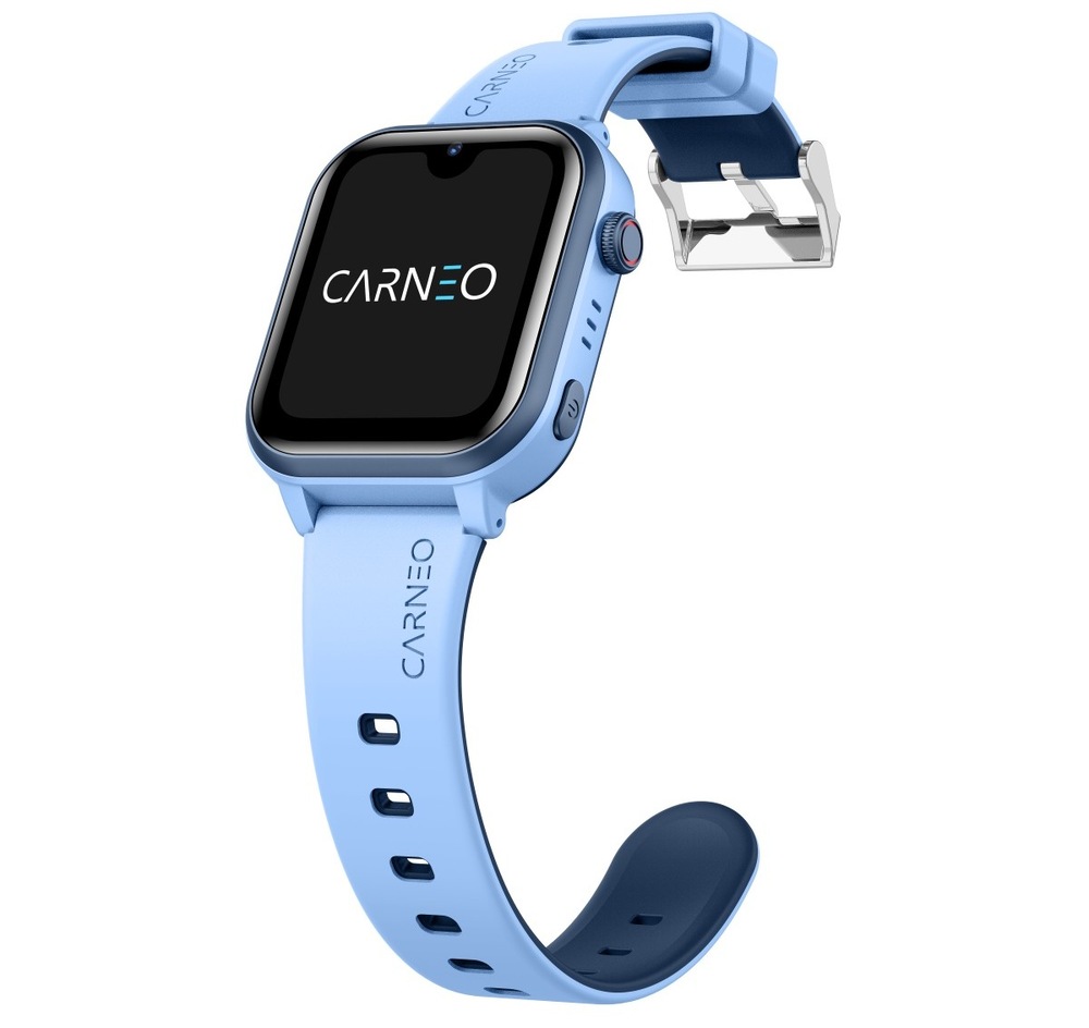 Inteligentné hodinky Carneo GuardKid+ 4G Platinum 2nd Gen modré Chytré hodinky Carneo disponujú GPS, Wi-Fi, 4G pripojením
