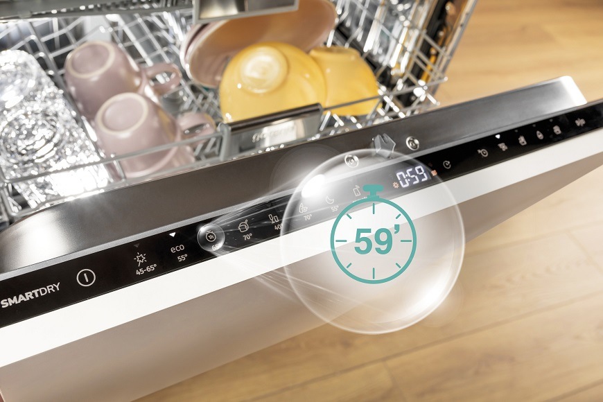 Umývačka riadu Gorenje Superior GV693A61AD Super Tichá Umývačka Gorenje GV693A61AD, vstavaná, Rýchle umývanie 60 min