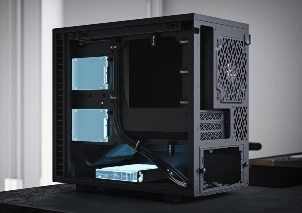 Case FRACTAL DESIGN Define 7 Nano Tempered Glass Light Tint čierna Fractal Design Define 7 Nano Tempred Glass Tint