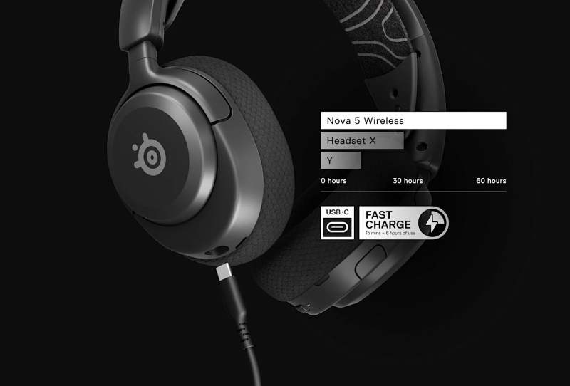 Headset SteelSeries Arctis Nova 5 Wireless čierny Headset SteelSeries Arctis Nova 5 Wireless čierny