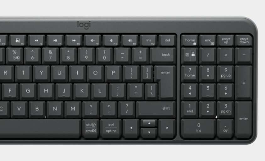 Klávesnica Logitech K250 US - grafitová