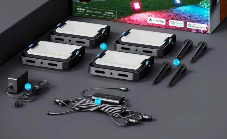 Reflektory Govee Flood Lights 2, SMART LED čierne Reflektory Govee Flood Lights 2, SMART LED - čierne