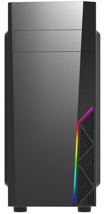 Case Zalman T8 čierna Case Zalman T8 pohľad spredu