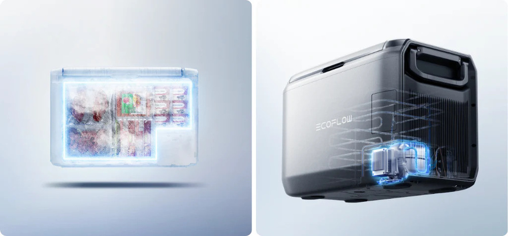 Autochladnička EcoFlow Glacier Classic 35l sivá Autochladnička EcoFlow ponúka špičkový výkon