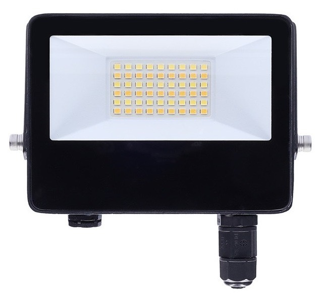 Reflektor Solight s LED integrovaným svetlom, svetelný tok 2 600 lúmenov, čierna farba