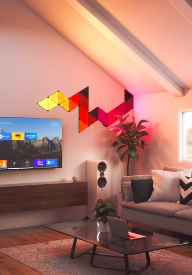 LED svetlo Nanoleaf Shapes Ultra Black Triangles Expansion Pack 3 ks LED svetlo Nanoleaf Shapes Ultra Black Triangles Expansion Pack 3 ks