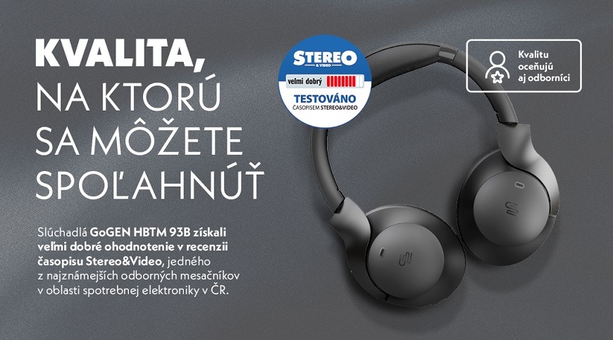 Slúchadlá GoGEN HBTM 93B čierna Slúchadlá GoGEN BTM 93B, recenzie a hodnotenia