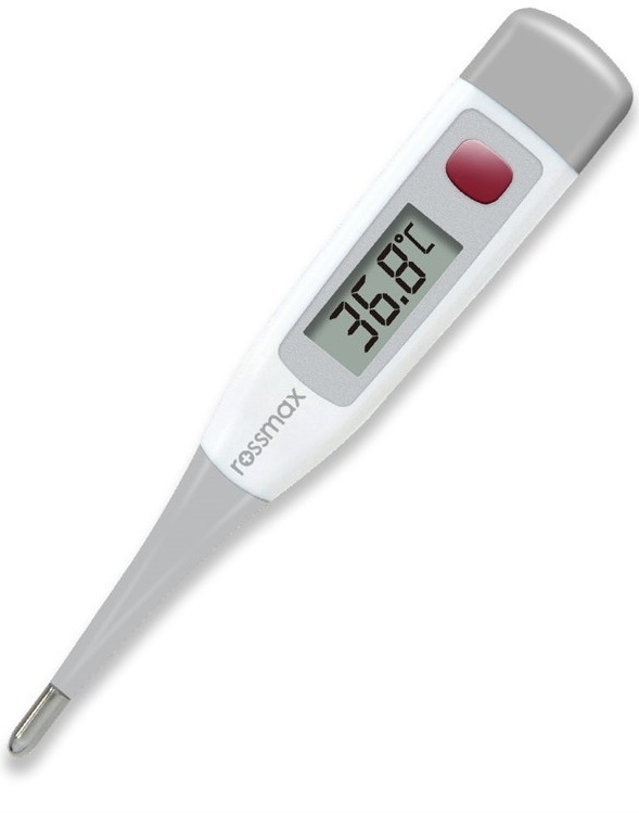 Teplomer Rossmax TG380 sivý/biely