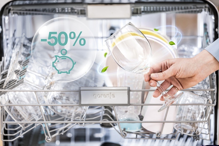 Umývačka Gorenje GS643C90W, biela, Automatický program