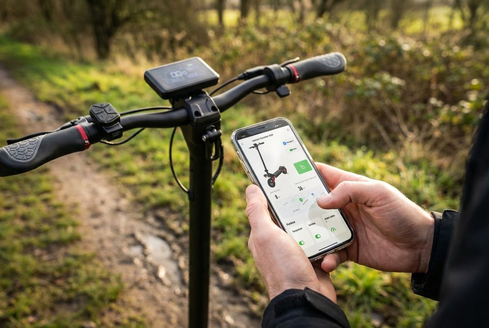 Mobilná aplikácia k elektrickej kolobežke Sencor Scooter X50 OFF-ROAD