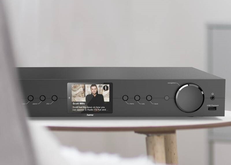 Internetový rádioprijímač s DAB+ Hama DIT2105SBTX čierny Internetový rádioprijímač s DAB+ Hama DIT2105SBTX čierny