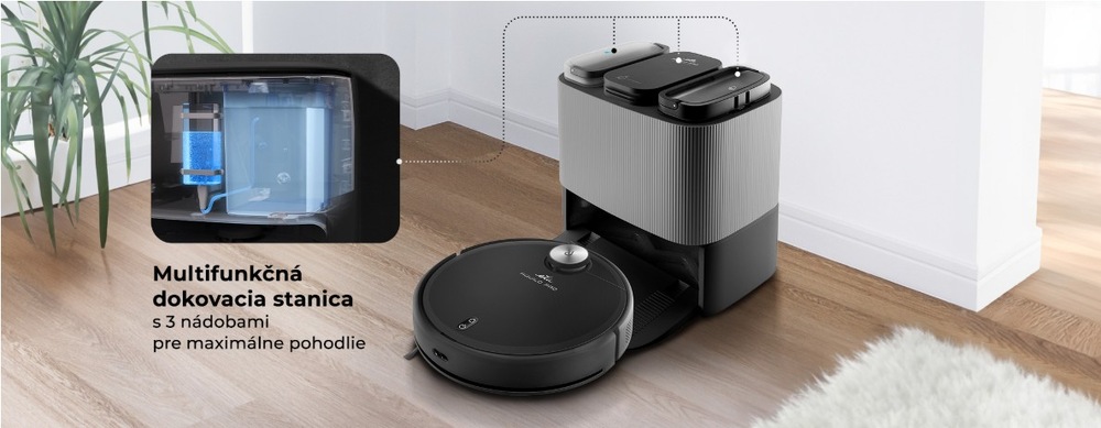 Robotický vysávač ETA Aquilo PRO 7243 90000 čierny Robotický vysávač ETA Aquilo PRO 7243 90000 čierny