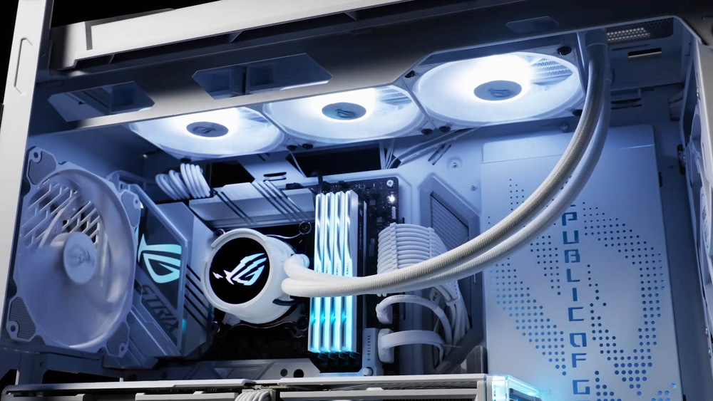 Vodný chladič Asus ROG Strix LC III 360 ARGB LCD White Asus ROG Strix LC III 360 ARGB LCD White