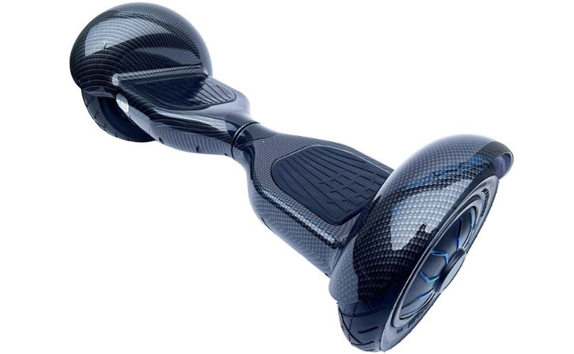 Hoverboard Kolonožka® Roadster carbon black v pohľade zboku
