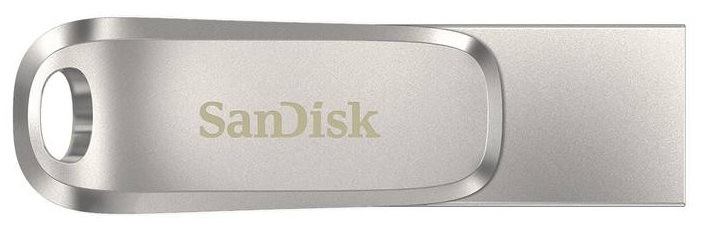 USB flashdisk SANDISK Ultra Dual Luxe 128GB USB/USB-C strieborný USB flashdisk SANDISK Ultra Dual Luxe 128GB USB/USB-C strieborný