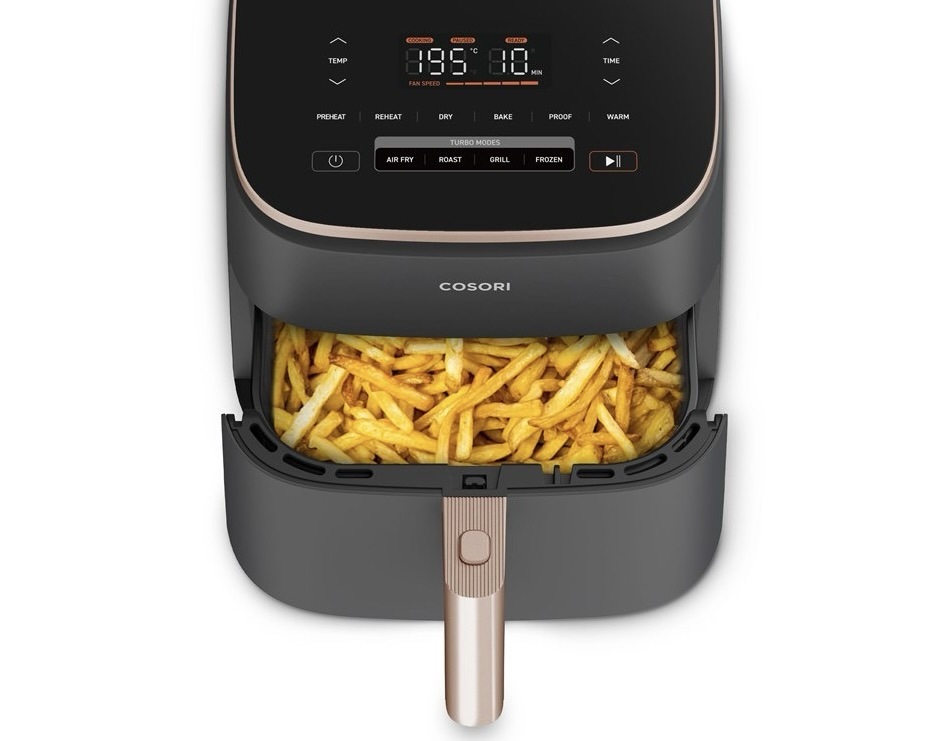 Fritéza teplovzdušná COSORI TurboBlaze Pro, 6 l čierna