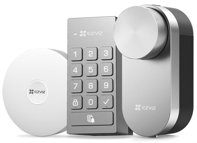 Zámok EZVIZ DL01 Pro (HUB+klávesnica) strieborný